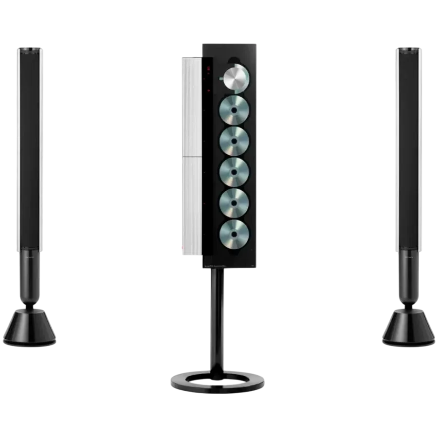 Bang & Olufsen Beosystem 9000c with six-disc player and Beolab 28 speakers