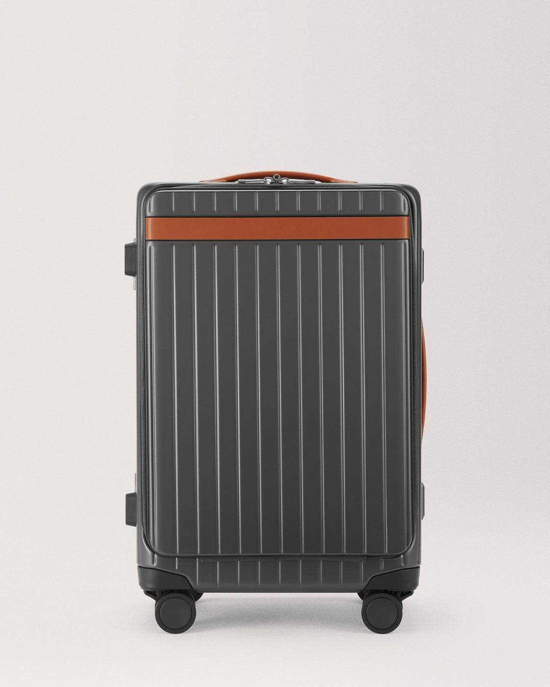 Carl Friedrik Carry-on X in grey and cognac