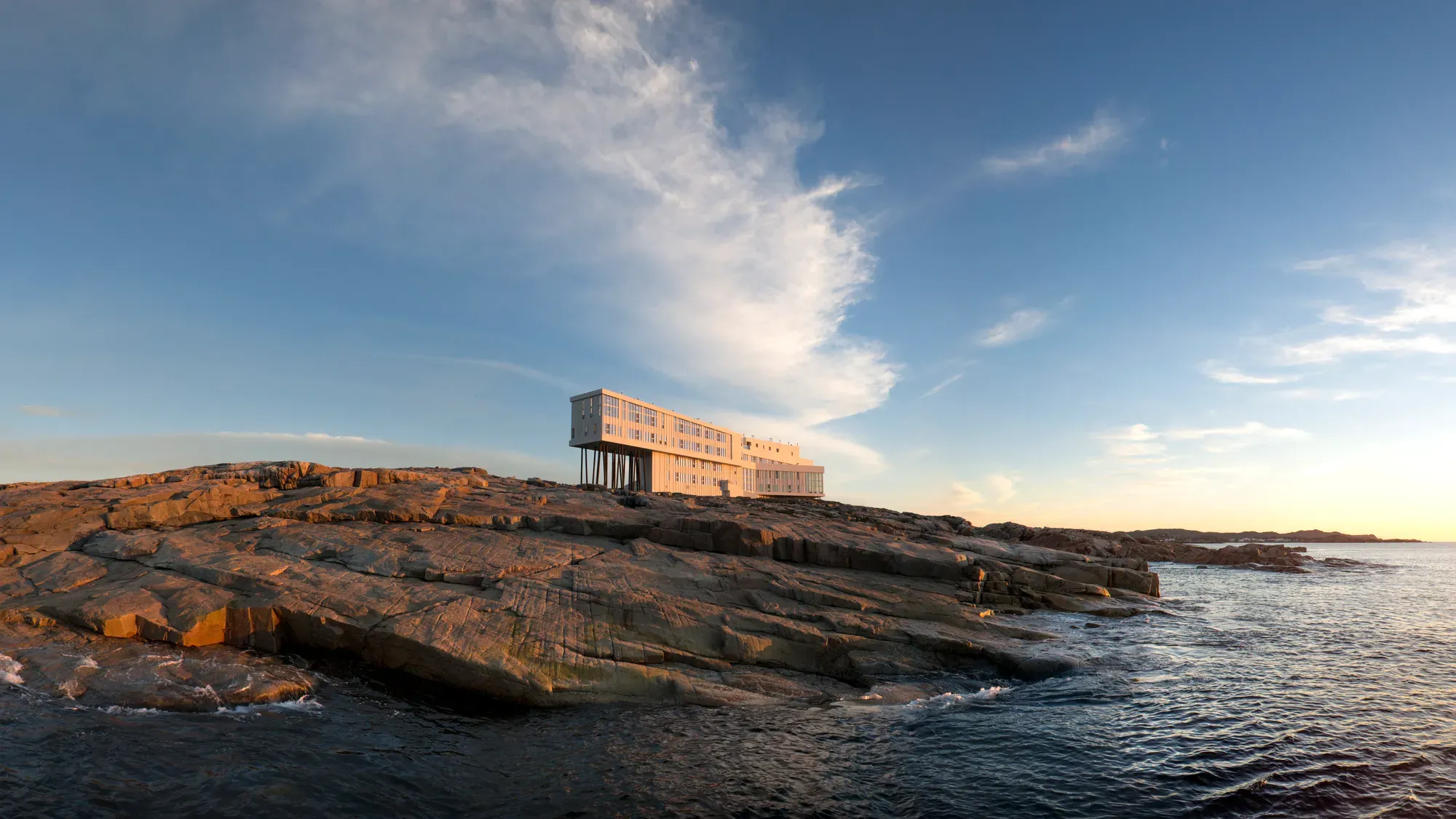 Fogo Island Inn on the rocky Newfoundland coast