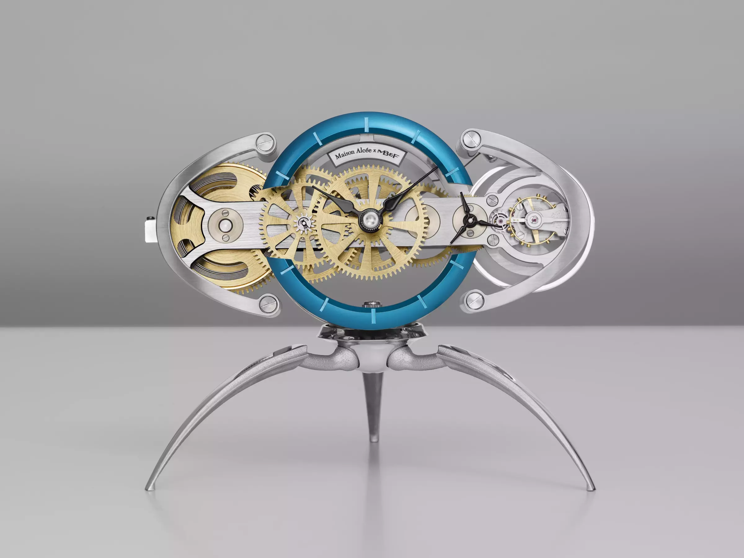 Maison Alcee x MB&F Nostromo mechanical clock