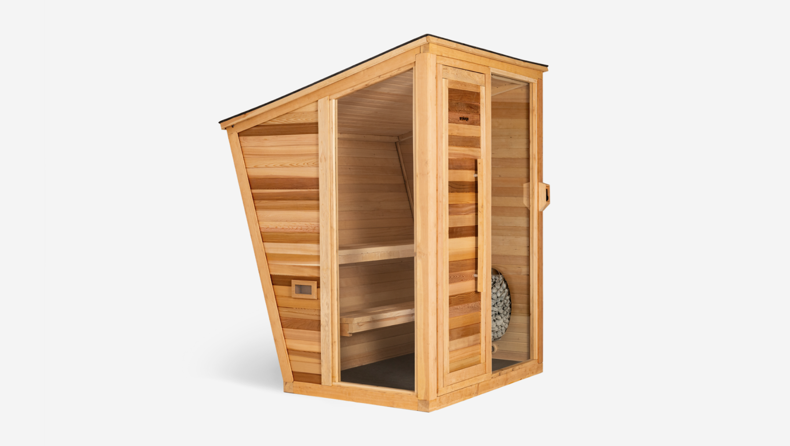 Plunge The Sauna cedar home sauna