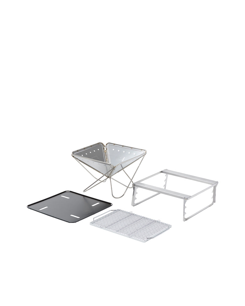 Snow Peak Takibi Fire and Grill components