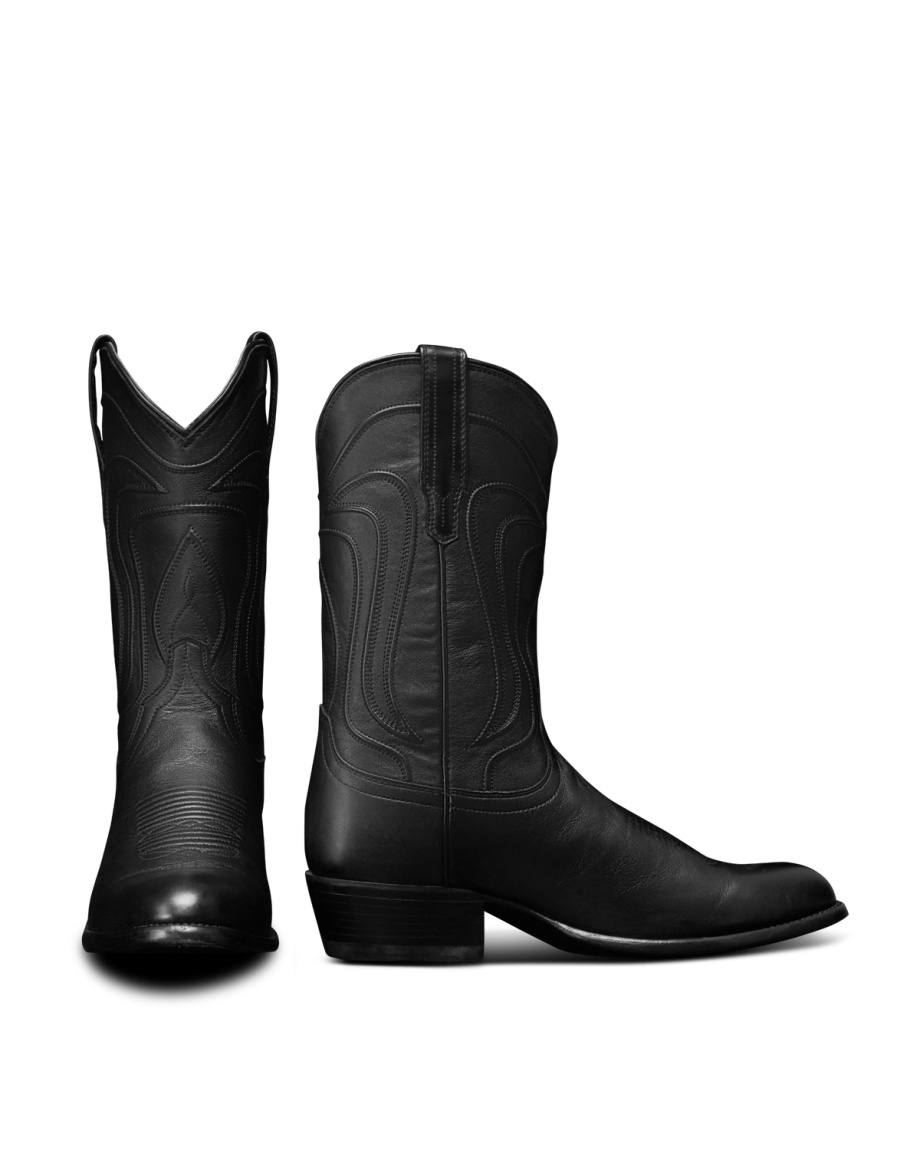 Black Tecovas Cartwright cowboy boots