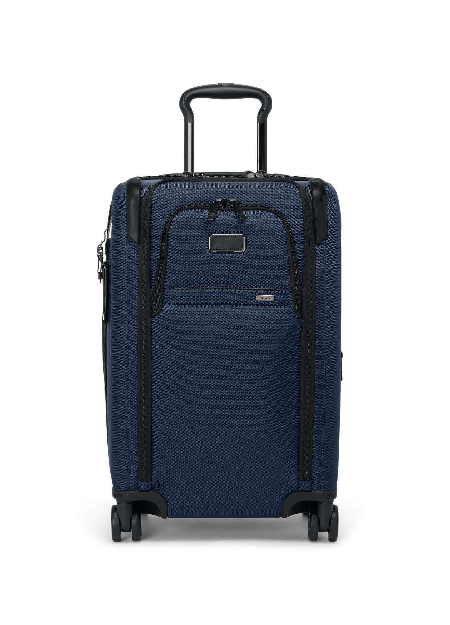 Navy TUMI Dual Access Expandable Carry-On