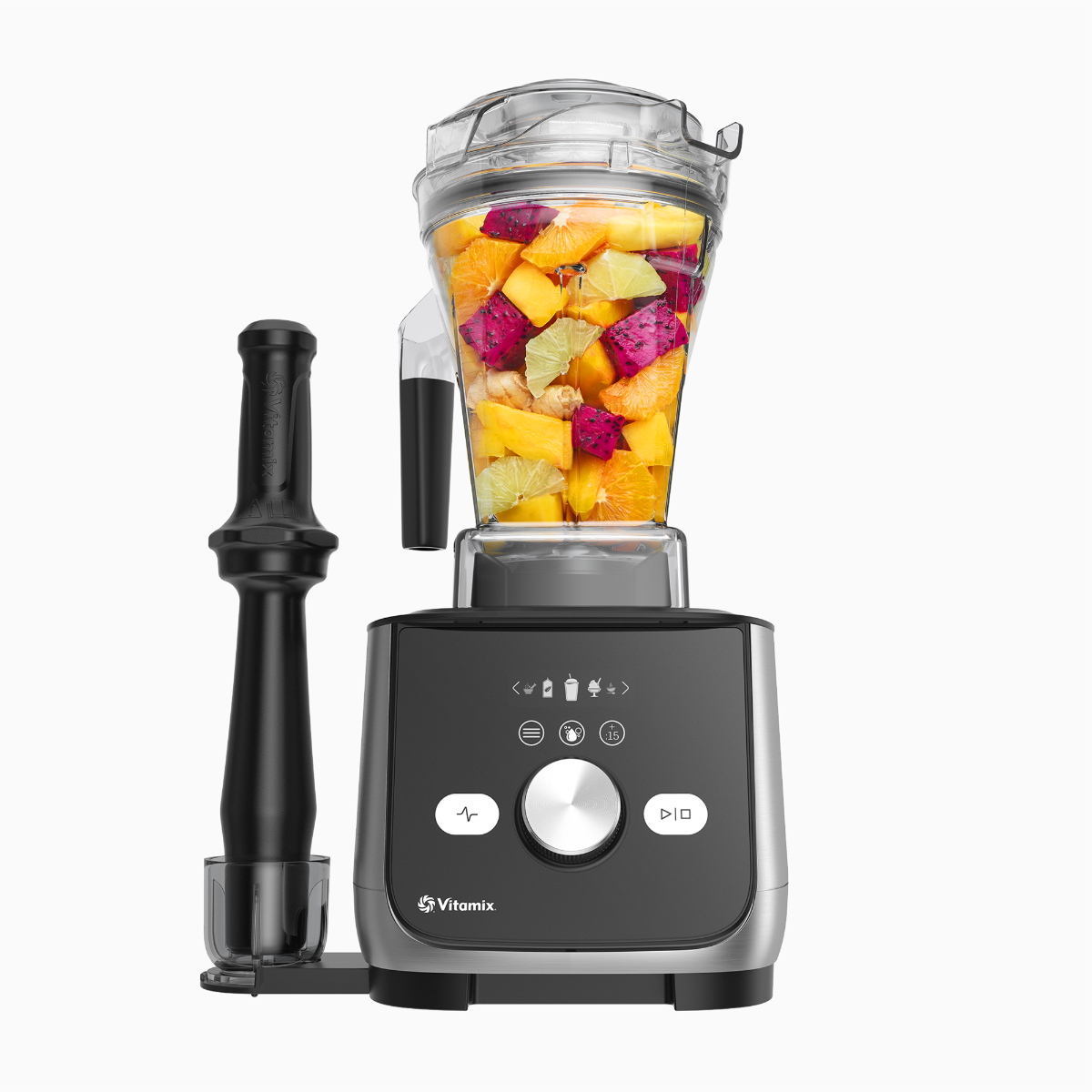 Vitamix Ascent X5 blender in brushed stainless metal finish