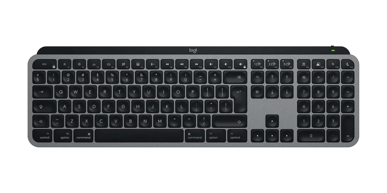Logitech MX Keys S — official product photograph